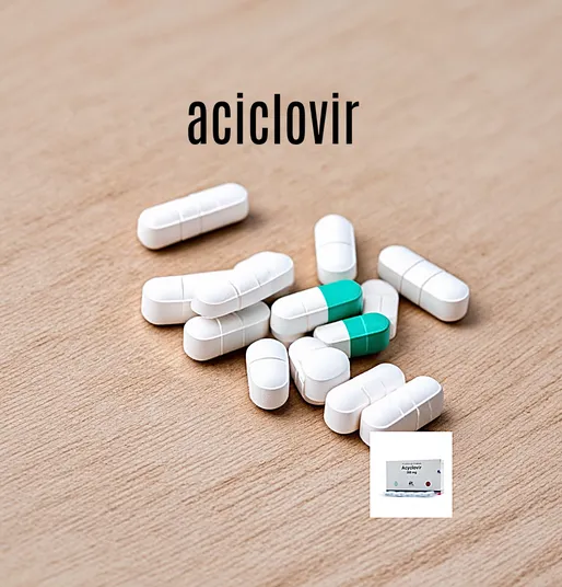 El aciclovir es con receta medica